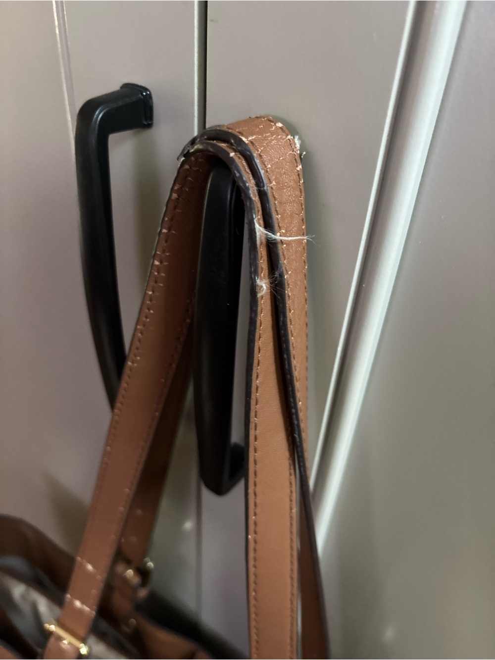 MICHAEL KORS Brown Pebbled Leather Tote Bag - Picture 6 of 14